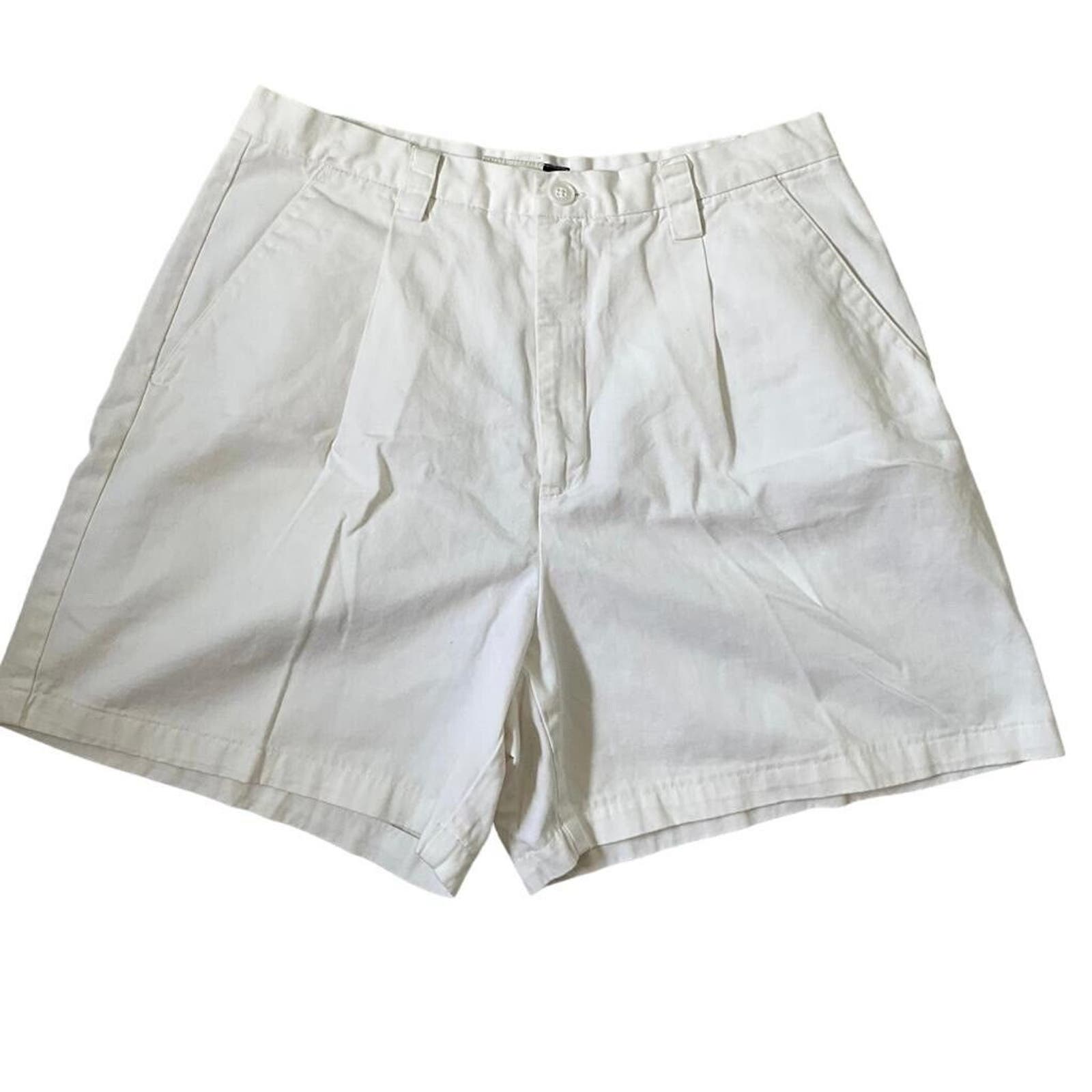 Gap Women Size 12 Cotton White Shorts Classic Summer Casual Golf Sports | 23-53